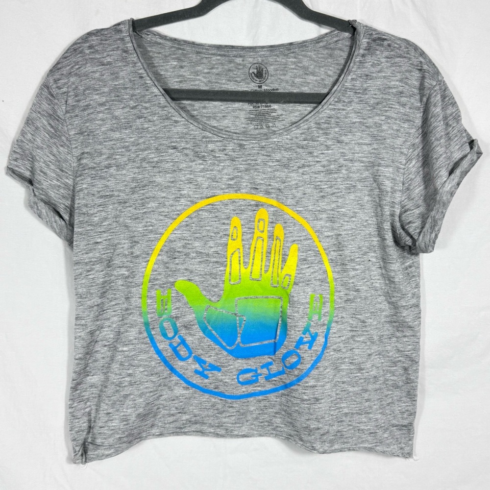 Body Glove Gray Graphic Tee with Colorful Print | M